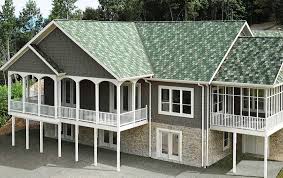 Гибкая битумная черепица IKO Crown Slate Greystone Jade